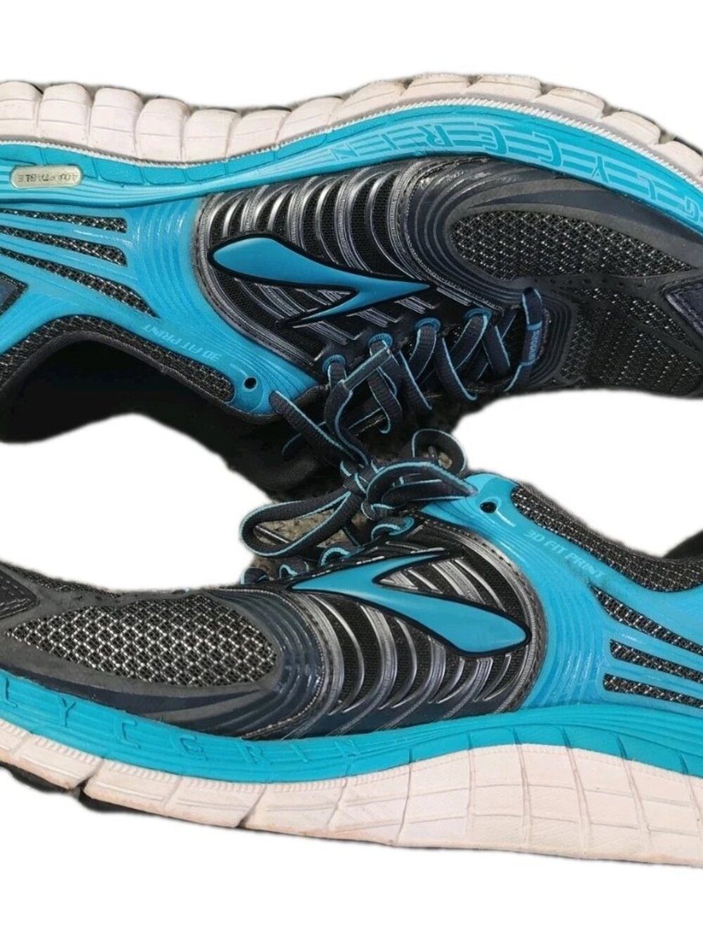 Brooks Glycerin Women's Running Shoes Size 9 B Black Blue